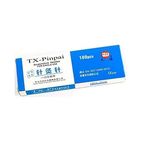 ACi Acupressure Products TX-PinPai Acupuncture Needles - Size 0.25 x 25 (Pack of 100)