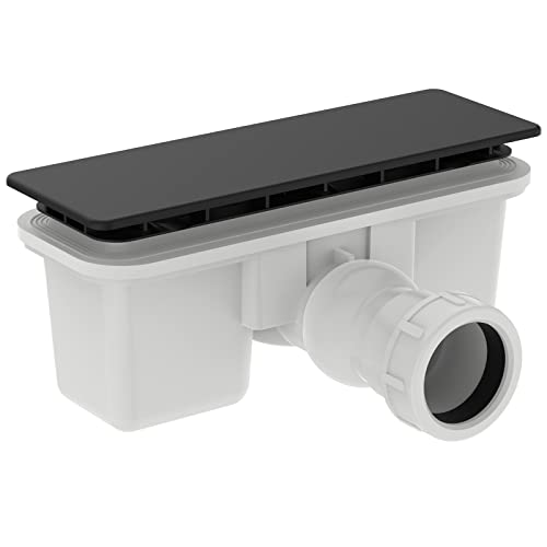 Ideal Standard - Rectangular Inspectable Waste 220x80x78.5mm, Black Shower Tray - Image 2