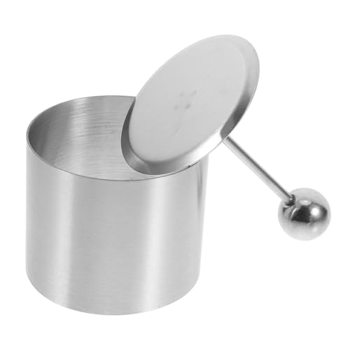 Homoyoyo Molde Redondo de Acero Inoxidable para Tartas y Mousses Herramienta de Cocina Versátil para Postres Sushi y Platos Fríos Molde para Emplatado Profesional