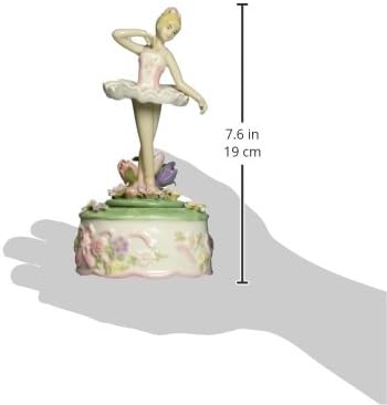 Miniatura 6 de Cosmos 96206 Figura musical de bailarina de porcelana fina, 7-12 pulgadas