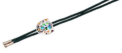 彩光舎 七宝焼き 銀製ループタイ透かし 0D-1