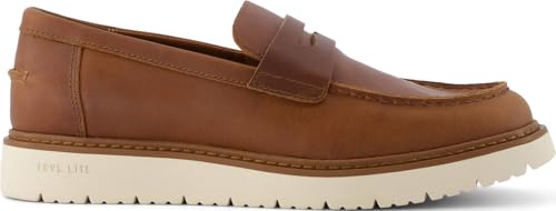 Image of TOMS - Mens Navi Travel Lite Havana Dress Casual Shoes, Color Walnut Leather, Size: 11.5 D(M) US