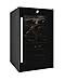 Hoover HWC 150 EELW Cantinetta Vino Refrigerata, 42 bottiglie, Connettività Wi-Fi, Luci a LED e Trattamento anti UV, Ripiani in Legno, 39 dBa, Libera Installazione, 49x55x84.5 cm, Nero