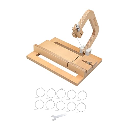 STARTIST 木製ソープカッター 石鹸カッティングツール用品 多用途 スケールアクセサリー付き キャンドル用木製オーナメント バターチーズローフ