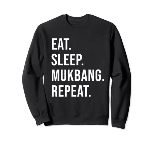 Comer Dormir Mukbang Repetir Comida Coreana Mostrar Amante Sudadera Cover