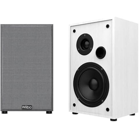 Altavoces Wiibo String 15 White HiFi de Estantería Cover