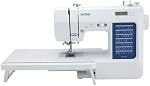 Brother CS7000X Machine à coudre et à patcher LCD Affichage 70 Des points de repère intégrés, LCD Affichage, 10 Pieds presseurs inclus, Table de quilting large, Fil à aiguille automatique, Bobbine rapide