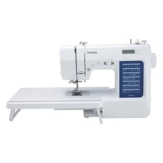 Brother CS7000X Computerized Sewing and Quilting Machine, 70 Built-in Stitches, LCD Display, Wide Table, 10 Included Feet, White