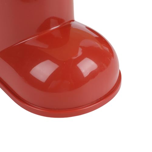 Taburete de inodoro portátil y ergonómico: reposapiés de baño rojo para adultos 3