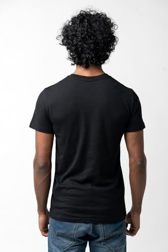 Image of Crew Neck Cotton Tshirt for Men Stylish and Comfortable Men Tshirt Breathable Solid t-Shirts Casual Formal Gym Fashion Essentials Versatile Full Sleeve Polo Trendy wardrobes Outfits