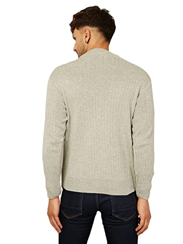 Image of Kvetoo Men High Neck Full Sleeve Winter Woolen Sweater