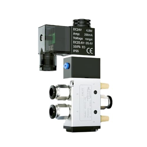 Vanne solénoïde 4V210-08 haute précision pour manifold pneumatique - 4