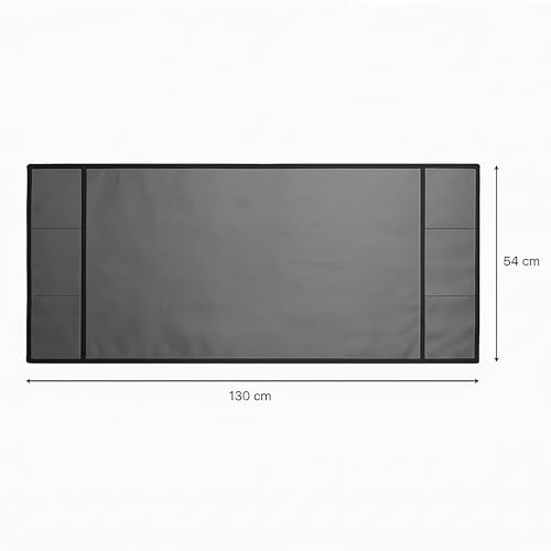 Image of Refrigerator Single Door Waterproof, Dustproof, Refrigerator Top Cover, Protective Cover for Fridges with Extra Storage Space Nylon Top cover with 6 Storage Pockets ( Grey, 130 x 54 cm )