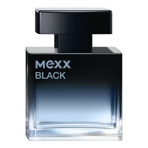Mexx Black Man Eau de Toilette - Woody Aquatic Mens Fragrance 30ml