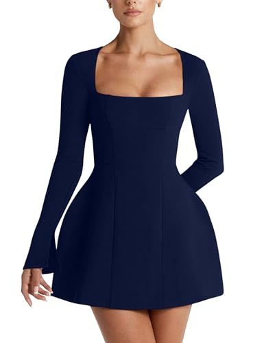 Robe de bal sexy de haute qualité géométrique avec manches longues de créateur