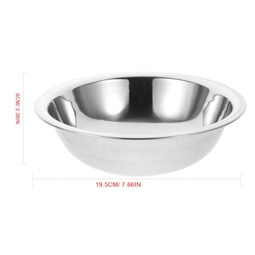 Lavabo de acero inoxidable plano de 3 piezas para evitar salpicaduras al batir 3