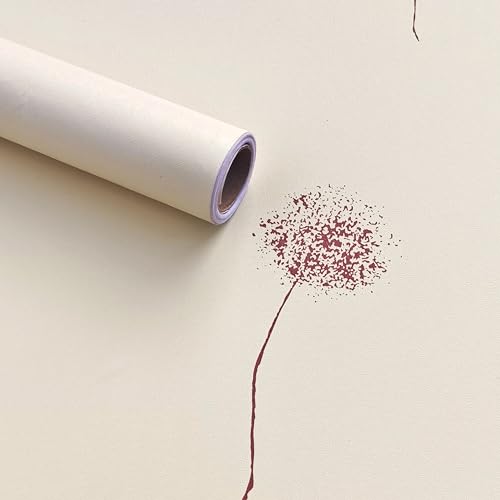 HOMEMATES Self-Adhesive Wallpaper Waterproof Old Furniture Vinyl Stickers Wooden Door Wardrobe Desktop PVC Wall Papers 45 X 304 CM- (Flower Style-1)