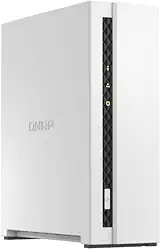 QNAP NAS de desktop TS-133-US 1 compartimento acessível com processador ARM Cortex-A55 Quad-core e 2 GB DDR4 RAM (sem disco)