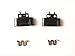 Replacement Headband Hinge Clip Cover & Pin Repair Parts Set for Beats Solo3 Wireless/Solo2/Solo2 Wireless Headphones (Headband Black)