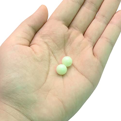 Mtqy 200Pcs Fishing Beads Glow In The Dark 10Mm Catfish Rig Brads Super Bait Cut Plug Fishing Accessories Saltwater #TOP2