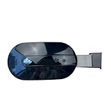 Lux & Sky Rechargeable Vibrating Lumbar and Abdominal Heating Pad with 3 Heat Settings | Portable Lightweight Heating Pad for Period Cramps | Lower Back Massager with Heat (Black)