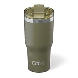 RTIC 20oz Essential Tumbler with Lid, Ceramic...