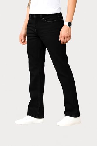 Image of Ben Martin Men's Smart Fit Stretchable Jeans || Mid-Rise Denim Pants with Whisker Wash || Premium Casual Wear Jean for Men || 5 Pocket Jean's for Men's (1)