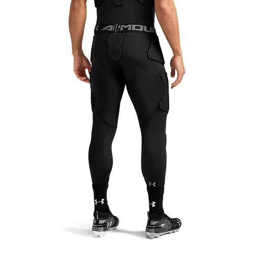 Under Armour unisex adult Gameday Pro 7 Pad Tight, Black, Large US - Thumbnail 3