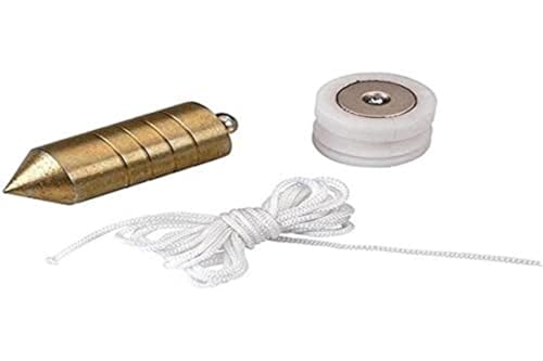 Alyco - Plomada Magnética de Albañil, de Acero, con Nuez de Plástico, 750 gr - 197944