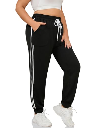 FOREYOND Plus Size Joggers for Women Athletic Women's Plus Size