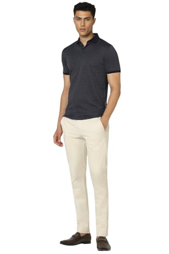 Image of Van Heusen Men's Cotton Regular Print Polo Neck T-Shirt