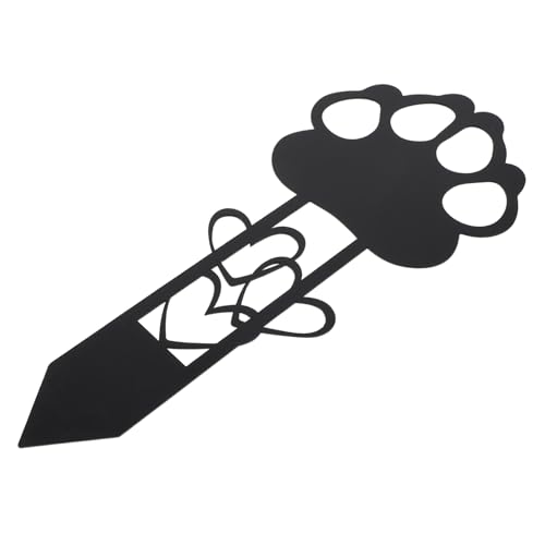 HOUDERCO 犬碑 ペット墓用 メタルガーデンステーク 防水 屋外 犬墓標 記念プレート 風雨耐性 ペット墓地飾り