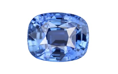 ANUJ SALES15.00 Carat Deluxe Quality Unheated Untreated Energized Natural Blue Sapphire Stone I Neelam/Nilam Birthstone I Precious Loose Gemstone by Lab Certified