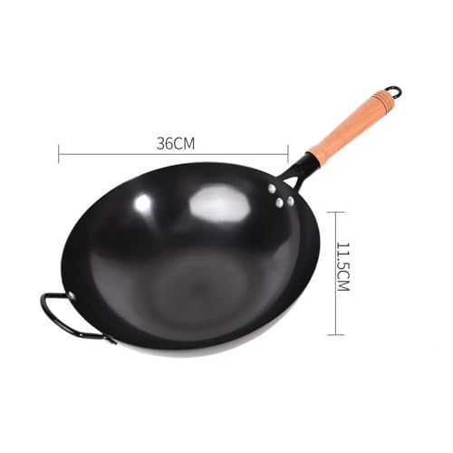 Wok de Hierro con Fondo Plano 36 cm miniatura 2
