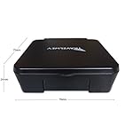 Digital Travel Alarm Clock - No Bells, No Whistles, Simple Basic Operation, Loud Alarm, Snooze, Small and Light, ON/Off Switch, 2 AAA Battery Powered, Black - Image 2