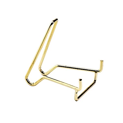 ZwaitL Base de pedestales de exhibición Decorativa con Brazo de Metal Sofisticado para Cristales Fósiles y Rocas Coleccionables Estante de Piedras Preciosas Exhibición de Fotos de pie