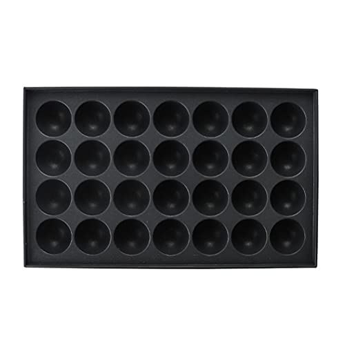 28-Hole Takoyaki Pan Nonstick Aluminum Baking Tray for Octopus Balls Meatballs Eggs - Ideal for Home Cooking and Parties