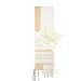 3 ARCHES USA The Blessing Tallit, Messianic Prayer Shawl Christian-Messianic Tallit 72”X22” With Bag & Brochure-Israel Design (Gold/White)