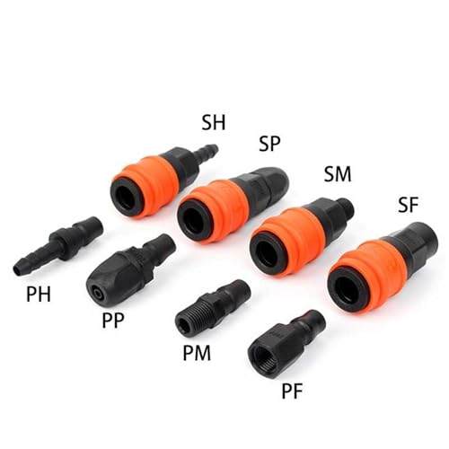 Acoplamiento neumático tipo C conector SP30 manguera aire PP20 5