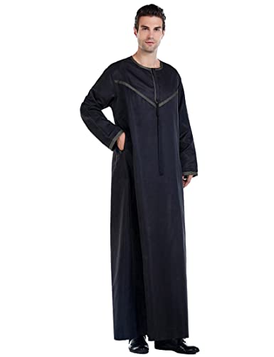 Kaftan for Men Thobe Muslim Clothes Islamic Clothing Moroccan Thobe Thawb2