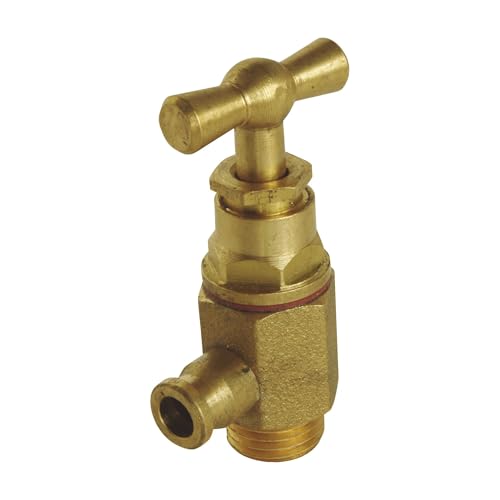 SOMATHERM FOR YOU, Robinet purgeur à bec Mâle 1/4 en laiton durable, idéal pour eau chaude et...