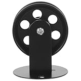 Poulie métallique – rehaussez l'esthétique de votre intérieur avec cette poulie pour suspension, idéale pour les lampes suspendues de style campagnard