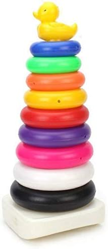 Rre Stacking Duck Ring Game Set for Children (Multi Color)