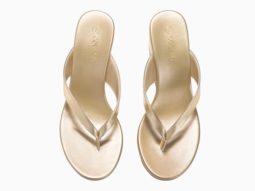Image of Coutgo Womens Wedge Heels Sandals Platform Flip Flops Slides Slip On Summer Beach Shoes