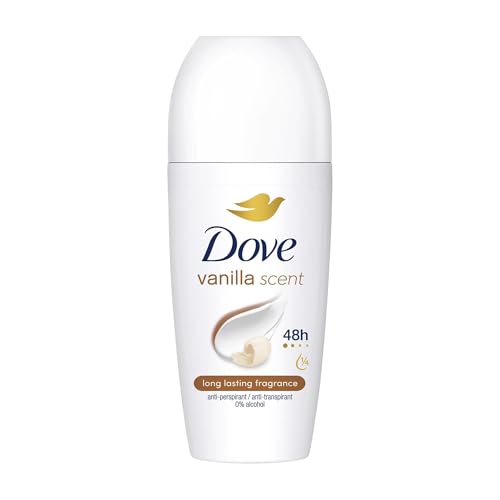 Dove Womens Roll-On Deodorant Vanilla Scent 50 ml Pack of 6