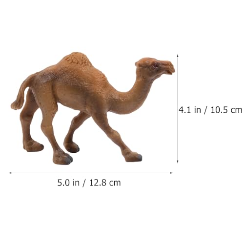 ibasenice 3pcs Camel Toys Figurines Toy Camel Camel Toy Camel Figurine Set, Simulation Wildlife