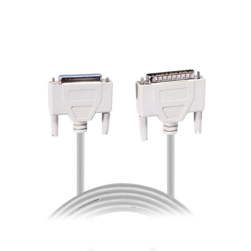 ProX XC-ILDA50 50 Ft ILDA Male to Female 25 pin Laser Connection Cable Extension, White