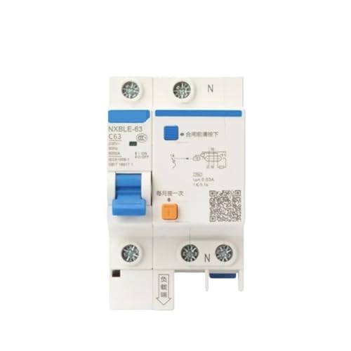 Disjoncteur domestique 1P + N protection contre les fuites C20A