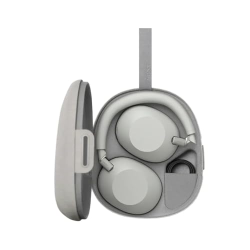 Image of Sony WH-1000XM6 Wireless Bluetooth Headphones with Noise Reduction Black, Unique Hi-Res Sound, Comfortable, Foldable Design, Durable Case, 30 Hours Battery Life, iOS & Android - Platinum Silver