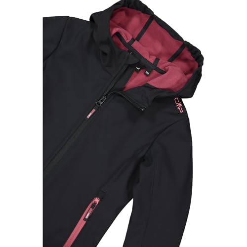 Veste Softshell CMP Enfants - Capuche Antracite Peony Taille 176
